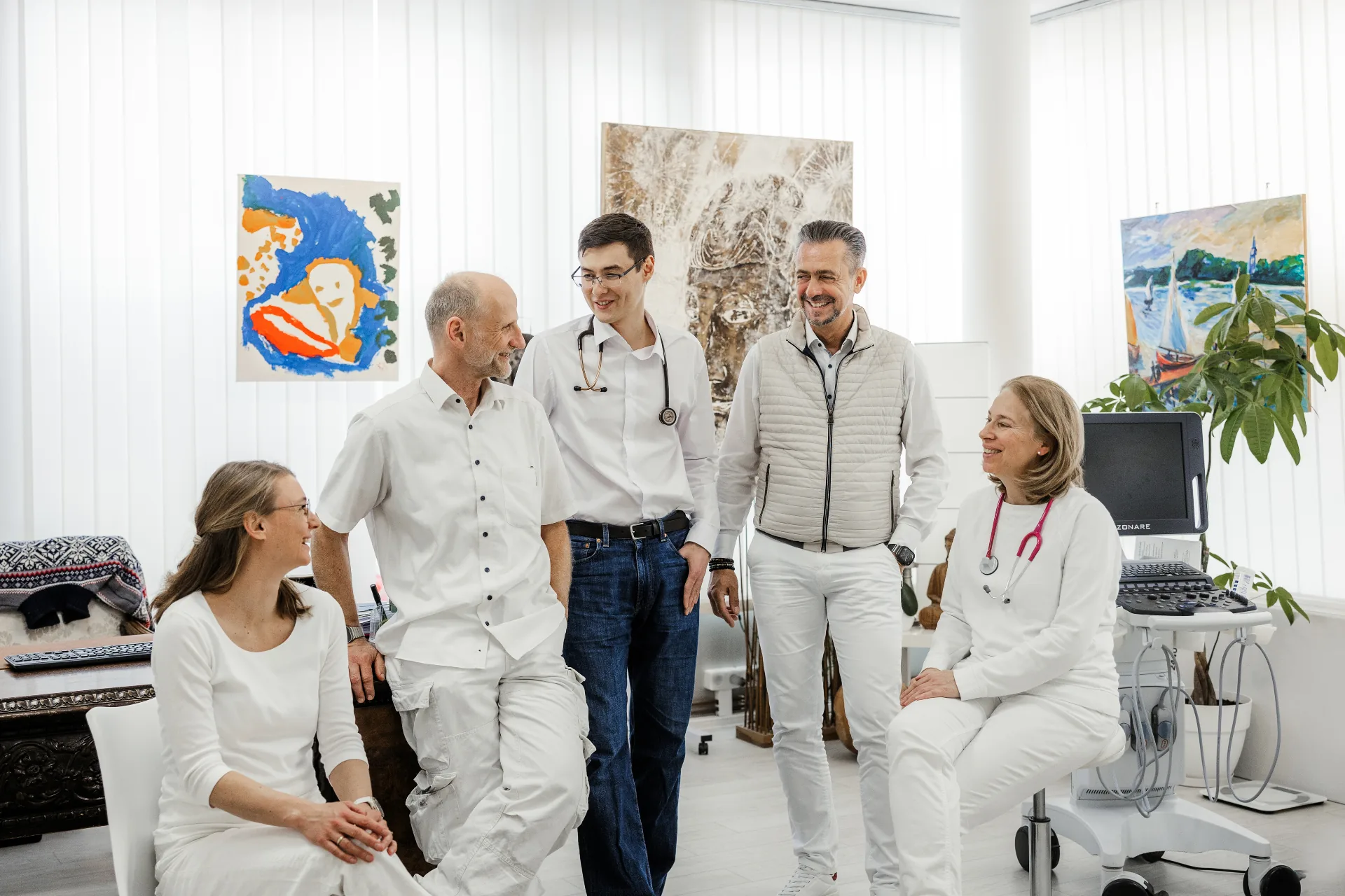 Das Ärzteteam der Praxis im Posthof